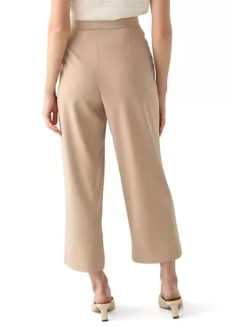 Petite Cropped Capri Pants