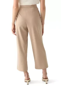 Petite Cropped Capri Pants