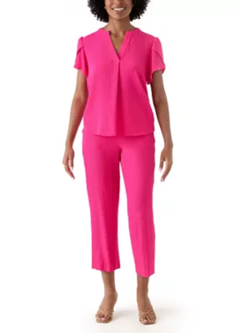 Women's Pull On Cropped Pants