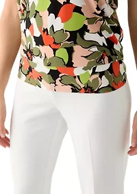Petite Dolman Sleeve Banded Hem Top
