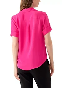 Women's Button Front Top