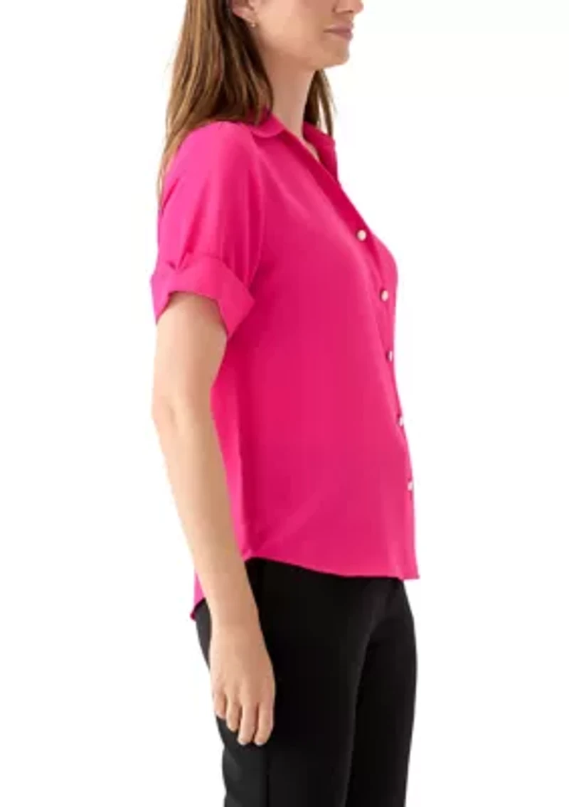 Women's Button Front Top