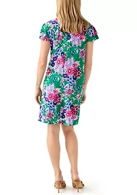 Petite Printed Mini Dress
