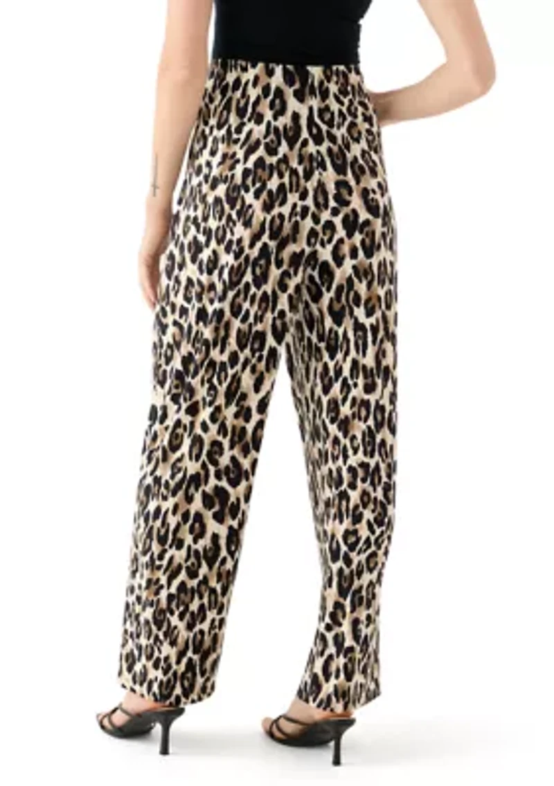 Petite Pull On Wide Leg Pants
