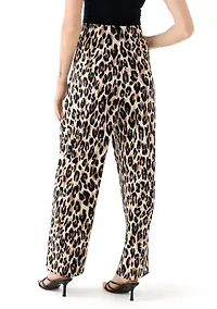 Petite Pull On Wide Leg Pants