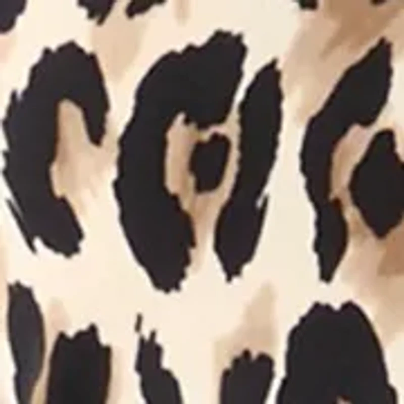 Petite Gathered Tulip Sleeve Printed Top