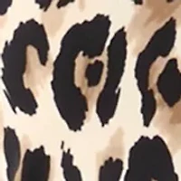 Petite Gathered Tulip Sleeve Printed Top