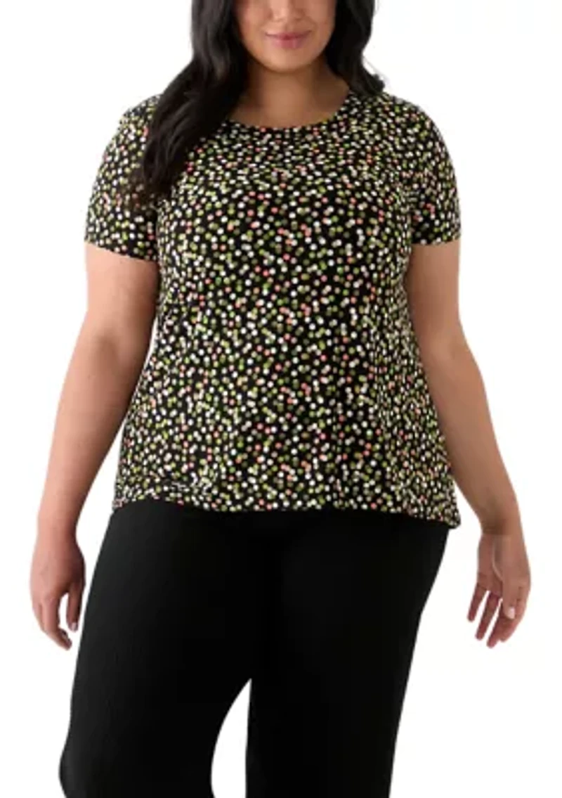 Plus Printed Sharkbite Tunic