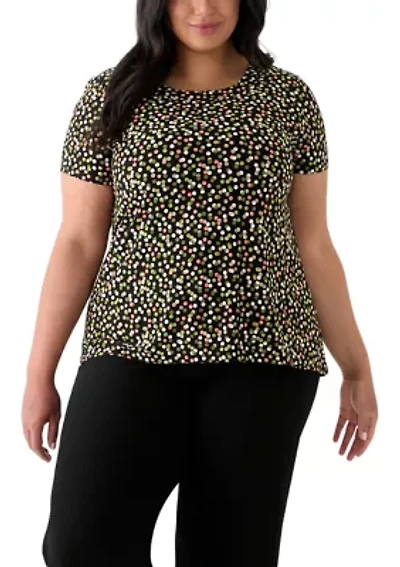 Plus Printed Sharkbite Tunic