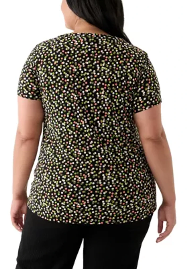 Plus Printed Sharkbite Tunic