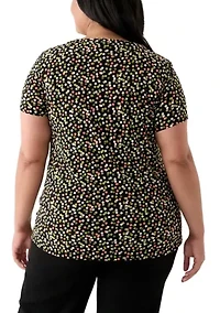 Plus Printed Sharkbite Tunic