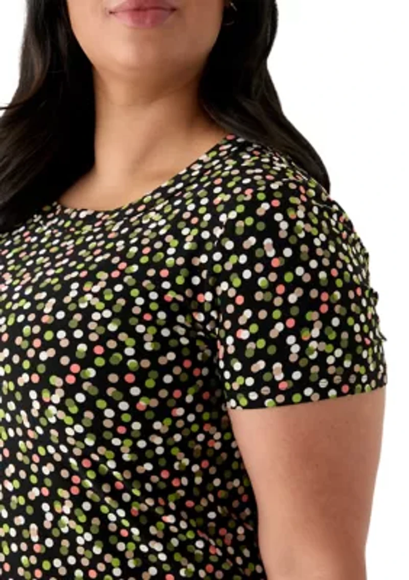 Plus Printed Sharkbite Tunic