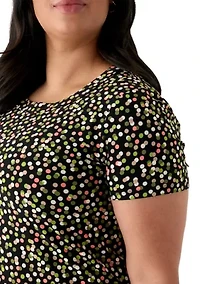 Plus Printed Sharkbite Tunic