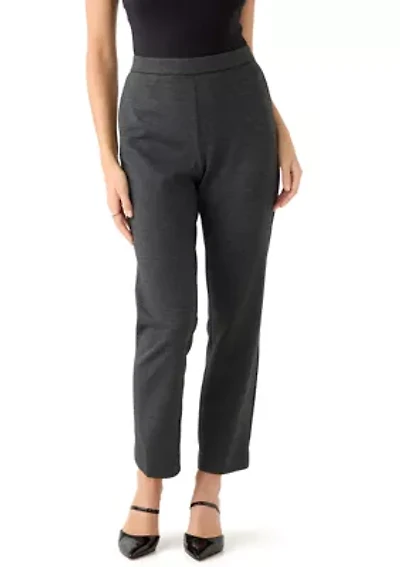 Petite Pull On Slash Pocket Slim Fit Pants