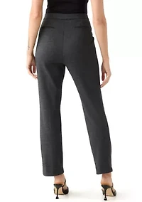 Petite Pull On Slash Pocket Slim Fit Pants