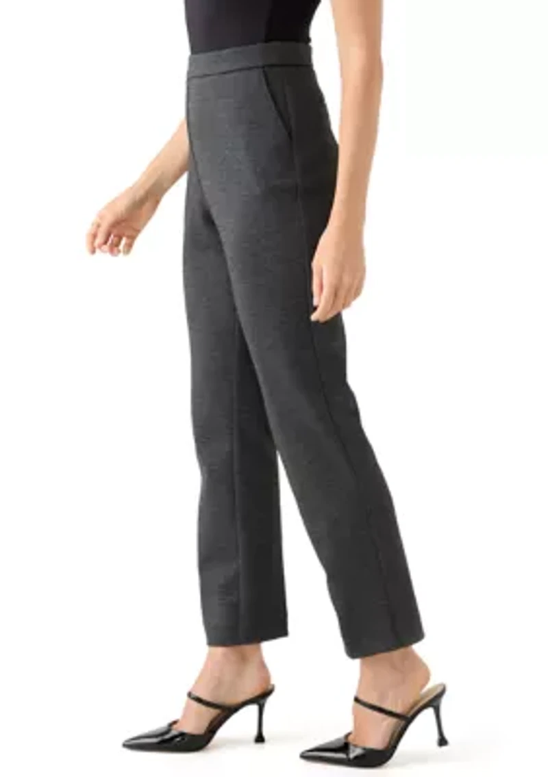 Petite Pull On Slash Pocket Slim Fit Pants