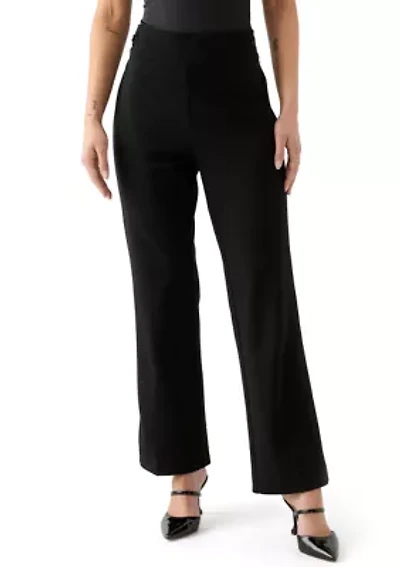 Petite Side Tab Compression Trousers