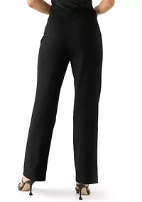 Petite Side Tab Compression Trousers