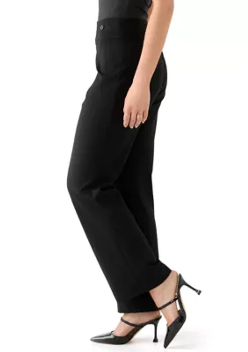 Petite Side Tab Compression Trousers