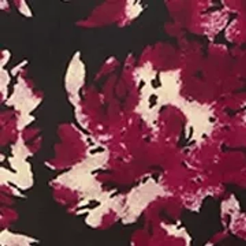 Plus Long Roll Tab Sleeve Printed Colllared Shirt