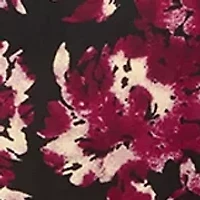 Plus Long Roll Tab Sleeve Printed Colllared Shirt