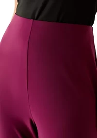 Petite Chianti Wide Leg Knit Pants