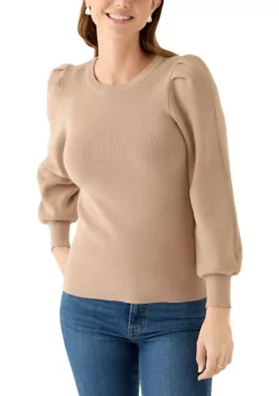 Women's Puff Sleeve Sweater