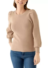 Women's Puff Sleeve Sweater