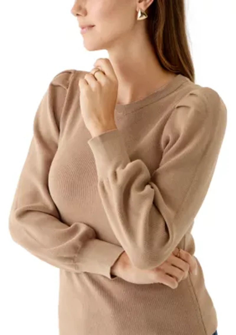 Women's Puff Sleeve Sweater