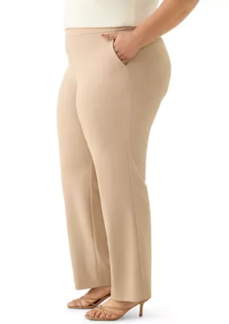 Plus Cool Crepe Pants