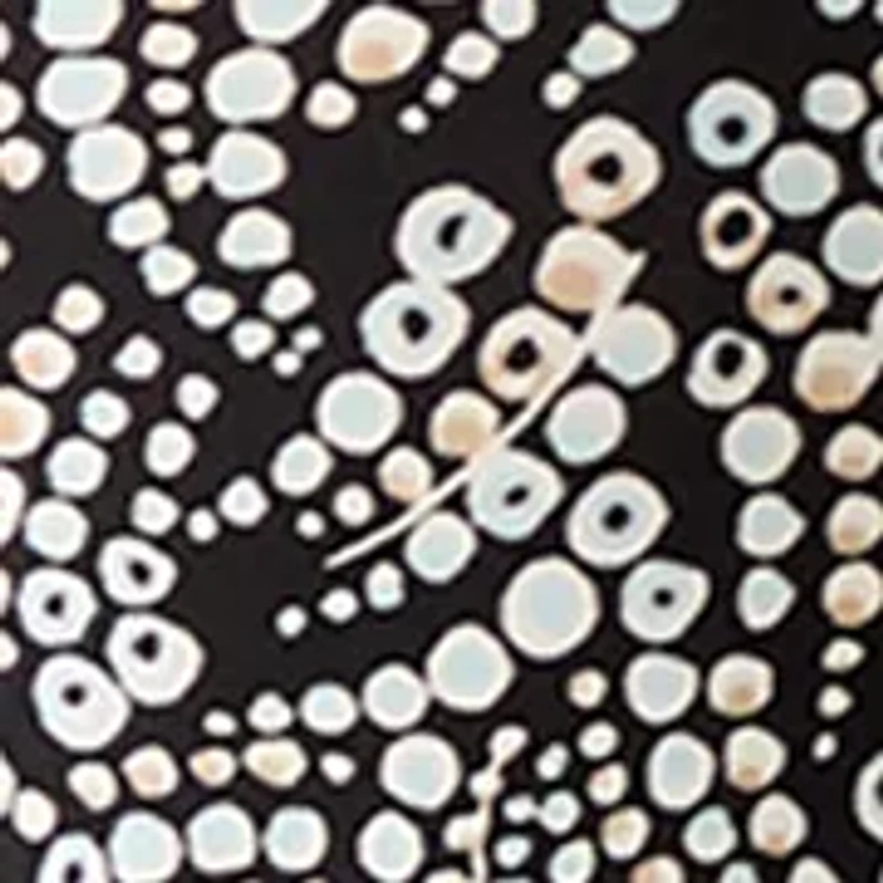 Plus V-Neck Knit Printed Tunic