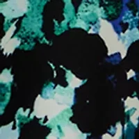 Plus V-Neck Knit Printed Tunic