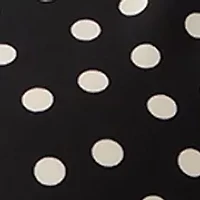 Plus Long Sleeve Ruffle V-Neck with Smocked Cuff - Printed