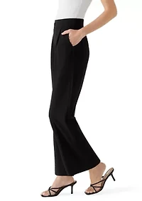 Petite Pleated Wide Leg Pants