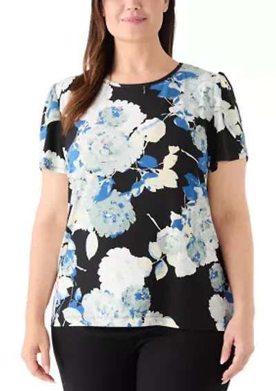 Plus Tulip Sleeve Top