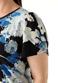 Plus Tulip Sleeve Top