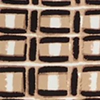 Plus Tulip Sleeve Print Blouse