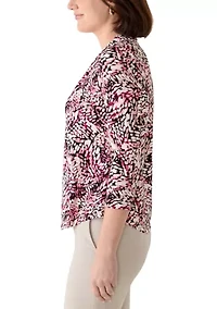 Women's Three-Quarter Pleated Dress