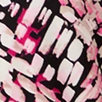 Petite 3/4 Sleeve Pleated Shoulder Blouse