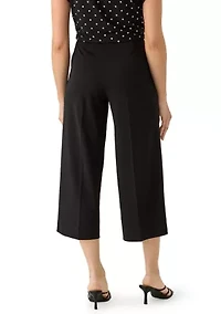 Petite Seamed Wide Leg Pants