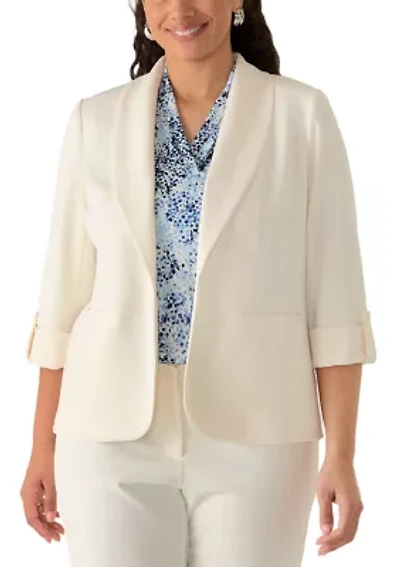 Plus Cool Crepe Kissing Front Jacket