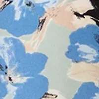 Women's 3/4 Sleeve V-Neck Print Blouse