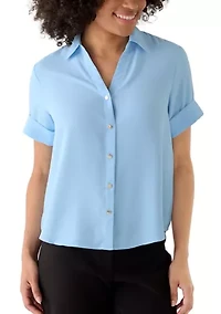 Women's Collared Button Down Shirt