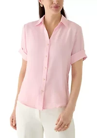 Women's Collared Button Down Shirt