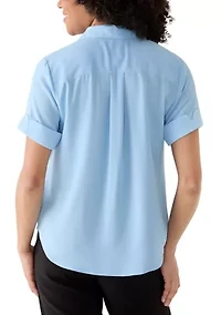 Women's Collared Button Down Shirt