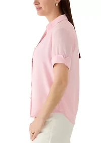 Women's Collared Button Down Shirt