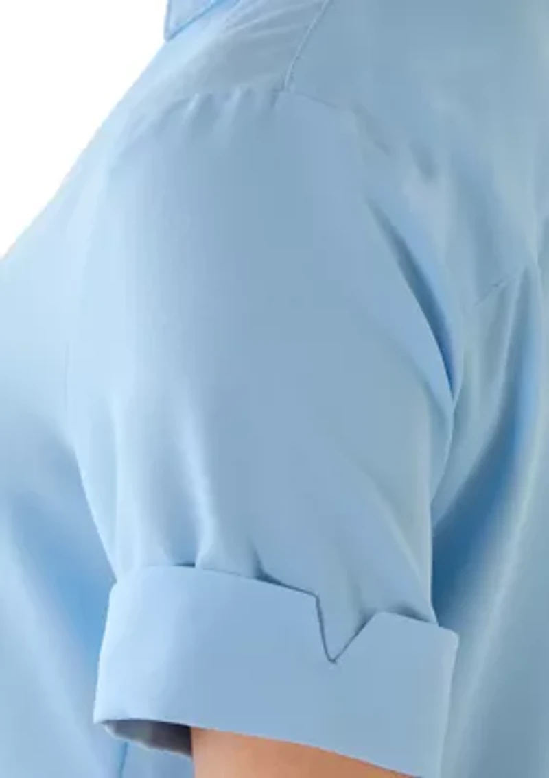 Women's Collared Button Down Shirt