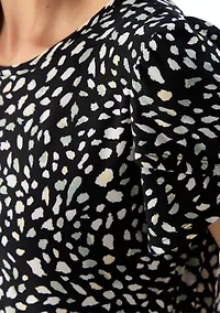 Petite Gathered Tulip Sleeve Top