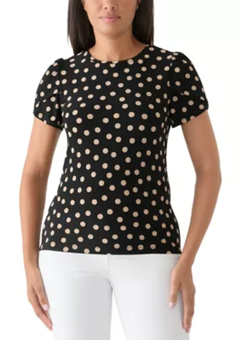 Women's Tulip Sleeve Gathered Top