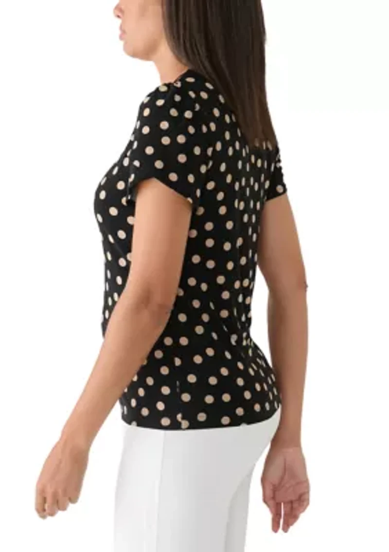 Women's Tulip Sleeve Gathered Top